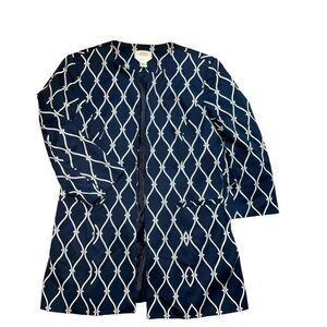 Talbots Navy with White Business Blazer